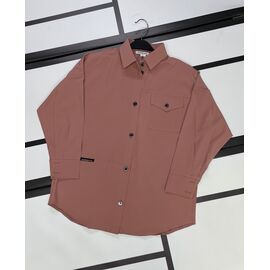 Сорочка дитяча на дівчинку 8657 brown р.134-158 "iBamBino" недорого оптом від прямого постачальника