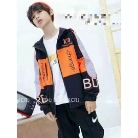 Фотография Куртка детская демисезонная на мальчика 007 orange р.140-170 "Bravo" недорого оптом от прямого поставщика