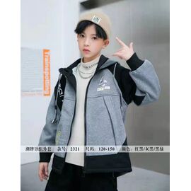 Фотография Куртка детская демисезонная на мальчика 2321 grey р.110-140 "Bravo" недорого оптом от прямого поставщика