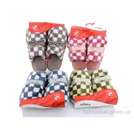 Тапки жіночі для будинку Весна/осінь F22 mix (12 пар р.36-41) "Deshman" недорого оптом від прямого постачальника