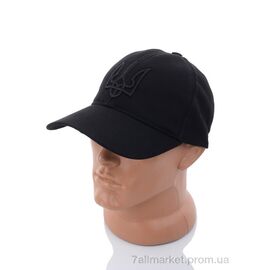 Фотография Кепка для мужчин Весна/осень AK012 black (3 шт. р.сетка One size) "VIOLA" недорого оптом от прямого поставщика