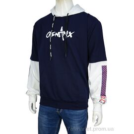 Фотография Батник мужской Весна/осень 6582-3 navy (06895) (5 шт. р.сетка M-3XL) "Obuvok" недорого оптом от прямого поставщика