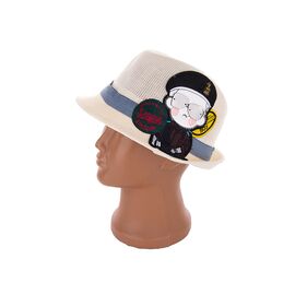 Фотография Панама детская унисекс CH04-3 beige р.50-54 "Mabi" недорого оптом от прямого поставщика