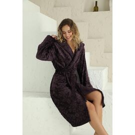 Фотография Халат женский 52 brown р.48-54 "Alberk" недорого оптом от прямого поставщика