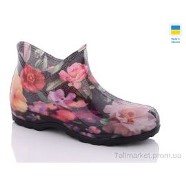 Гумове взуття жіноче Весна/осінь БХП4-2 (10 пар р.37-41) "Slippers" недорого оптом від прямого постачальника