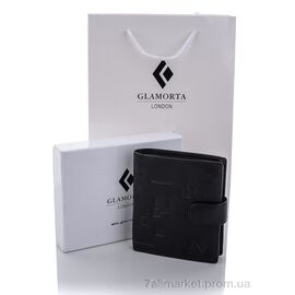 Гаманець чоловічий B026-894 black 10*14*2 см, "GLAMORTA" недорого оптом від прямого постачальника