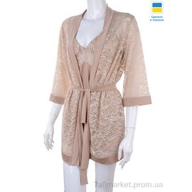 Фотография Ночная рубашка Весна/осень 0511 beige (3 шт. р.сетка S-L) "Nadia & Natali" недорого оптом от прямого поставщика