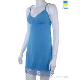 Фотография Ночная рубашка Весна/осень 8289 blue батал (3 шт. р.сетка 50-54) "Nadia & Natali" недорого оптом от прямого поставщика