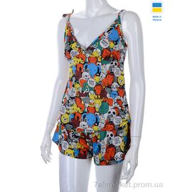 Піжама жіноча Весна/осінь 2102 orange (3 шт. р.сіткаS-L) "Nadia & Natali" недорого оптом від прямого постачальника