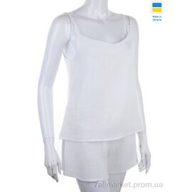 Піжама жіноча Весна/осінь 2604 білий (3 шт. р.сіткаS-L) "Nadia & Natali" недорого оптом від прямого постачальника