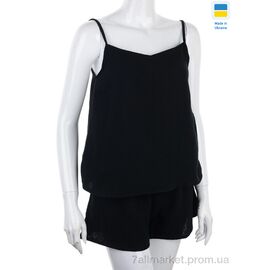 Піжама жіноча Весна/осінь 2604 чорний (3 шт. р.сіткаS-L) "Nadia & Natali" недорого оптом від прямого постачальника