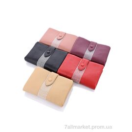 Фотография Кошелек женский RED,YELLOW 9*14*2 см, "GLAMORTA" недорого оптом от прямого поставщика