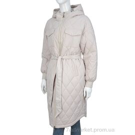 Фотография Пальто женское Весна/осень 9105 beige (5 шт. р.сетка S-2XL) "Hope" недорого оптом от прямого поставщика