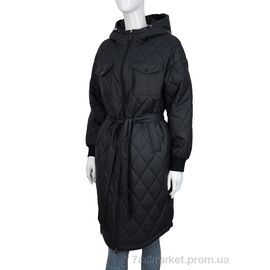 Фотография Пальто женское Весна/осень 9105 black (5 шт. р.сетка S-2XL) "Hope" недорого оптом от прямого поставщика