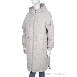 Фотография Пальто женское Весна/осень 8162 beige (5 шт. р.сетка 48-56) "Hope" недорого оптом от прямого поставщика