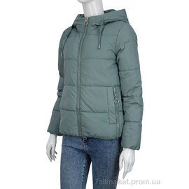 Фотография Куртка женская Весна/осень 999 green (4 шт. р.сетка M-2XL) "Hope" недорого оптом от прямого поставщика