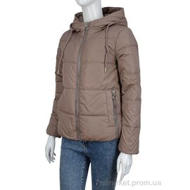Фотография Куртка женская Весна/осень 999 brown (4 шт. р.сетка M-2XL) "Hope" недорого оптом от прямого поставщика