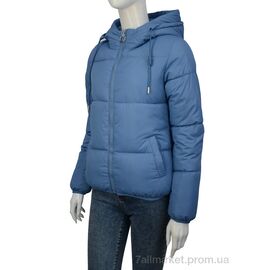Фотография Куртка женская Весна/осень 979 blue (5 шт. р.сетка M-3XL) "Hope" недорого оптом от прямого поставщика