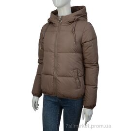 Фотография Куртка женская Весна/осень 979 brown (5 шт. р.сетка M-3XL) "Hope" недорого оптом от прямого поставщика