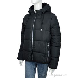 Фотография Куртка женская Весна/осень 99999 black (5 шт. р.сетка 50-58) "Hope" недорого оптом от прямого поставщика