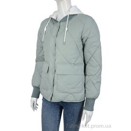 Куртка жіноча Весна/осінь 6215-1 green (6 шт. р.сіткаM-2XL) "Turn Hug" недорого оптом від прямого постачальника