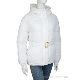 Куртка жіноча Весна/осінь 736 white (5 шт. р.сіткаM-2XL) "Turn Hug" недорого оптом від прямого постачальника
