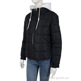 Куртка жіноча Весна/осінь 6211-1 black (6 шт. р.сіткаM-2XL) "Turn Hug" недорого оптом від прямого постачальника