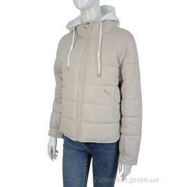 Куртка жіноча Весна/осінь 6211-1 beige (6 шт. р.сіткаM-2XL) "Turn Hug" недорого оптом від прямого постачальника