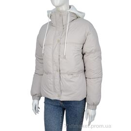 Куртка жіноча Весна/осінь 209 beige (6 шт. р.сіткаM-2XL) "Turn Hug" недорого оптом від прямого постачальника