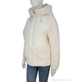 Фотография Куртка женская Весна/осень 2308 white (4 шт. р.сетка M-2XL) "Hope" недорого оптом от прямого поставщика