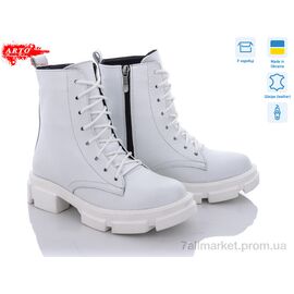 Фотография Ботинки женские стильные Весна/осень 2202 б.фл. (6 пар р.36-40) "ARTO" недорого оптом от прямого поставщика