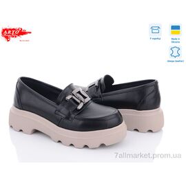 Фотография Туфли женские стильные Весна/осень 355-1 ч.ш. (6 пар р.36-40) "ARTO" недорого оптом от прямого поставщика