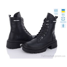 Черевики жіночі стильні Весна/осінь 45 чорний (6 пар р.36-40) "Mona Lisa" недорого оптом від прямого постачальника