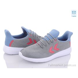 Кросівки чоловічі модні Весна/осінь 20640-1968 (7 пар р.41-45) "Hummel" недорого оптом від прямого постачальника