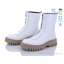 Черевики жіночі стильні Весна/осінь 7067-35 білий (6 пар р.36-40) "A.N.I.One" недорого оптом від прямого постачальника