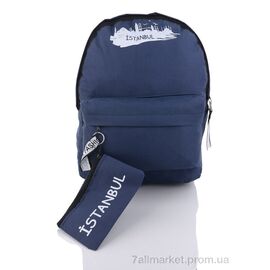 Фотография Рюкзак женский 2136-1 blue 38*27*14 см, "David Polo" недорого оптом от прямого поставщика