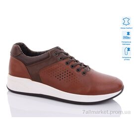 Кросівки чоловічі модні Весна/осінь 71 коричневий (10 пар р.40-44) "SHERLOCK SOON" недорого оптом від прямого постачальника