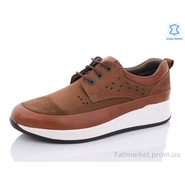 Кросівки чоловічі модні Весна/осінь 244 коричневий (8 пар р.40-44) "SHERLOCK SOON" недорого оптом від прямого постачальника
