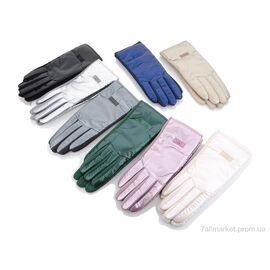 Рукавички жіночі Весна/осінь Плащівка 4 mix (12 шт. р.сітка6,5-8,5) "KUINH" недорого оптом від прямого постачальника