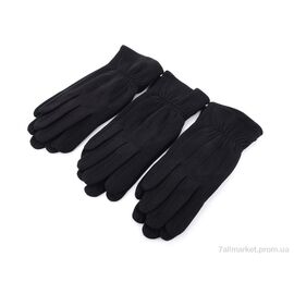 Фотография Перчатки мужские Весна/осень A1 black трикотаж (10 шт. р.сетка 11-13) "KUINH" недорого оптом от прямого поставщика