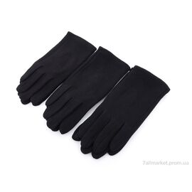 Фотография Перчатки мужские Весна/осень A2 black трикотаж (10 шт. р.сетка 11-13) "KUINH" недорого оптом от прямого поставщика