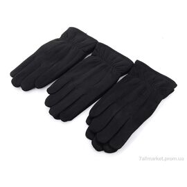 Чоловічі рукавиці Весна/осінь F01М замш black (10 шт. р.сітка11-13) "KUINH" недорого оптом від прямого постачальника