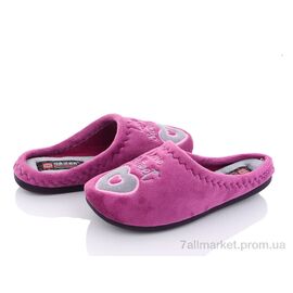 Тапки жіночі для будинку Весна/осінь 13628 violet (6 пар р.36-40) "Soylu" недорого оптом від прямого постачальника