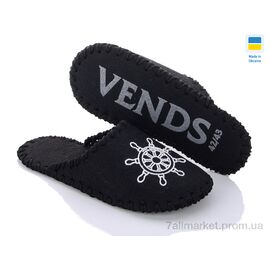 Тапки чоловічі домашні Весна/осінь 329М черн (9 пар р.40-45) "Active" недорого оптом від прямого постачальника