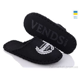 Тапки чоловічі домашні Весна/осінь 326M черный (9 пар р.40-45) "Active" недорого оптом від прямого постачальника