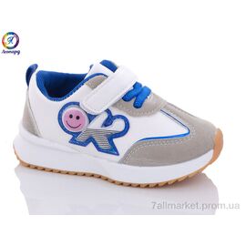 Кросівки дитячі модні Весна/осінь A521 blue (10 пар р.22-26) "Леопард" недорого оптом від прямого постачальника