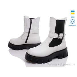 Черевики жіночі стильні Весна/осінь Paradize 777-CH-104 білий (6 пар р.36-40) "Prime-Opt" недорого оптом від прямого постачальника