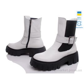 Черевики жіночі стильні Весна/осінь Paradize 777-CH-111 білий-d (6 пар р.36-40) "Prime-Opt" недорого оптом від прямого постачальника