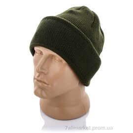Шапка чоловіча Весна/осінь LEN115 green фліс (5 шт. р.сітка56-62) "Red Hat" недорого оптом від прямого постачальника