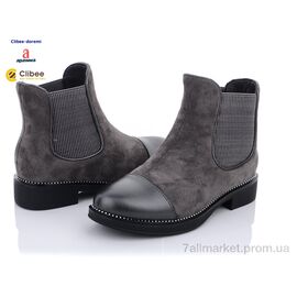 Фотография Ботинки детские удобные Весна/осень DQ69 grey (8 пар р.32-37) "Clibee-Doremi" недорого оптом от прямого поставщика